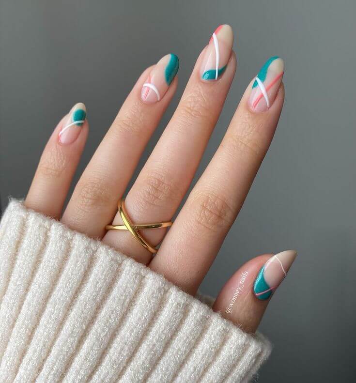 Geometric nails